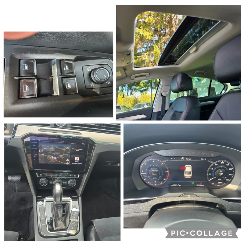VW Passat 2.0TDI-EВРО 6В--АВТОМАТИК-ПАНОРАМА-ЛЕД ФАРОВЕ, снимка 17 - Автомобили и джипове - 53476275