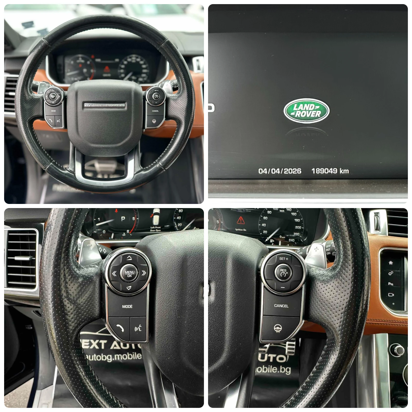 Land Rover Range Rover Sport 3.0D 306HP PANO CAMERA BLIND SPOT, снимка 13 - Автомобили и джипове - 54088819