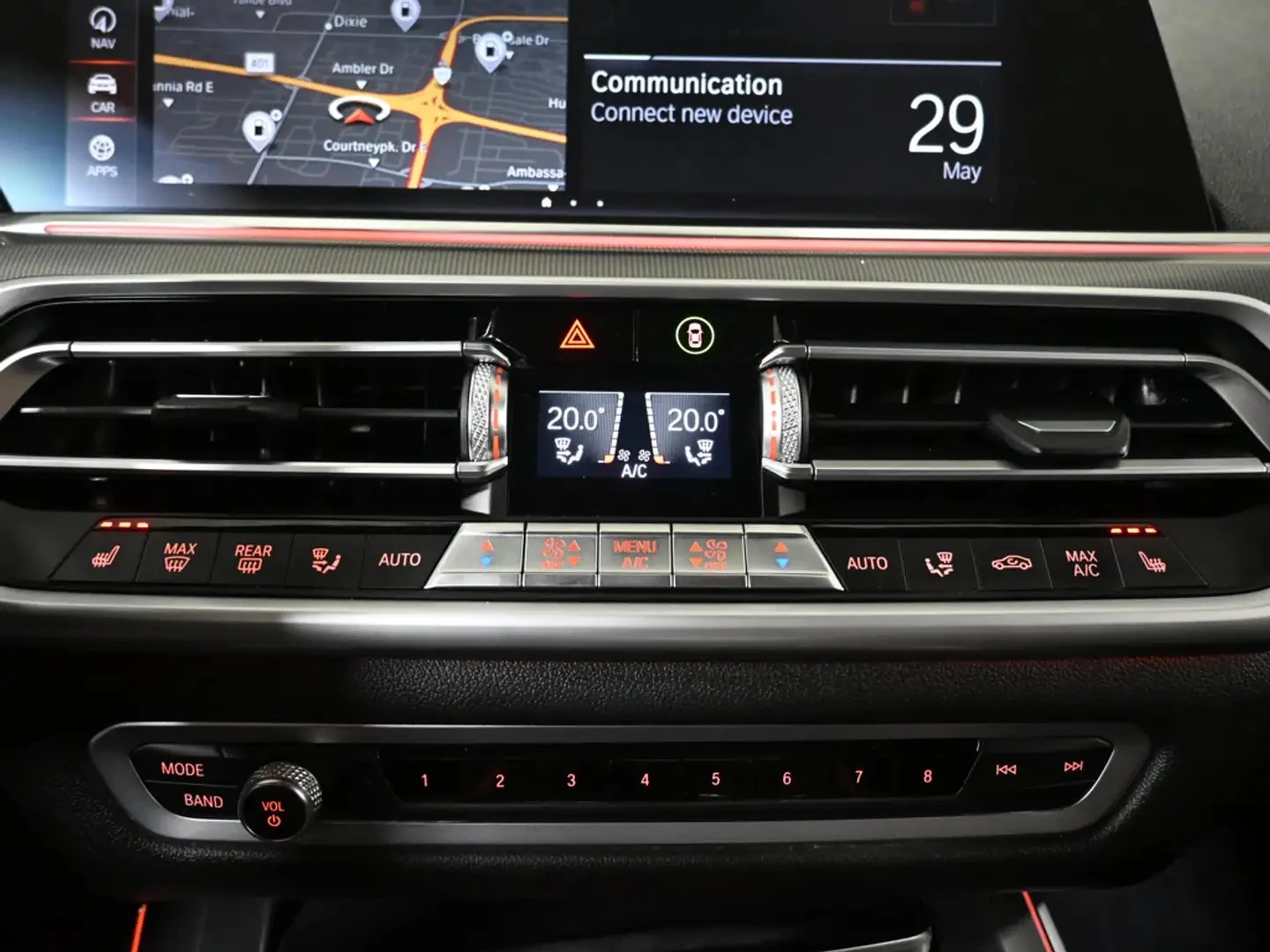 BMW X5 40i M SPORT* 360* ХЕДЪП* DISTRONIC* LANE, снимка 13 - Автомобили и джипове - 55879041