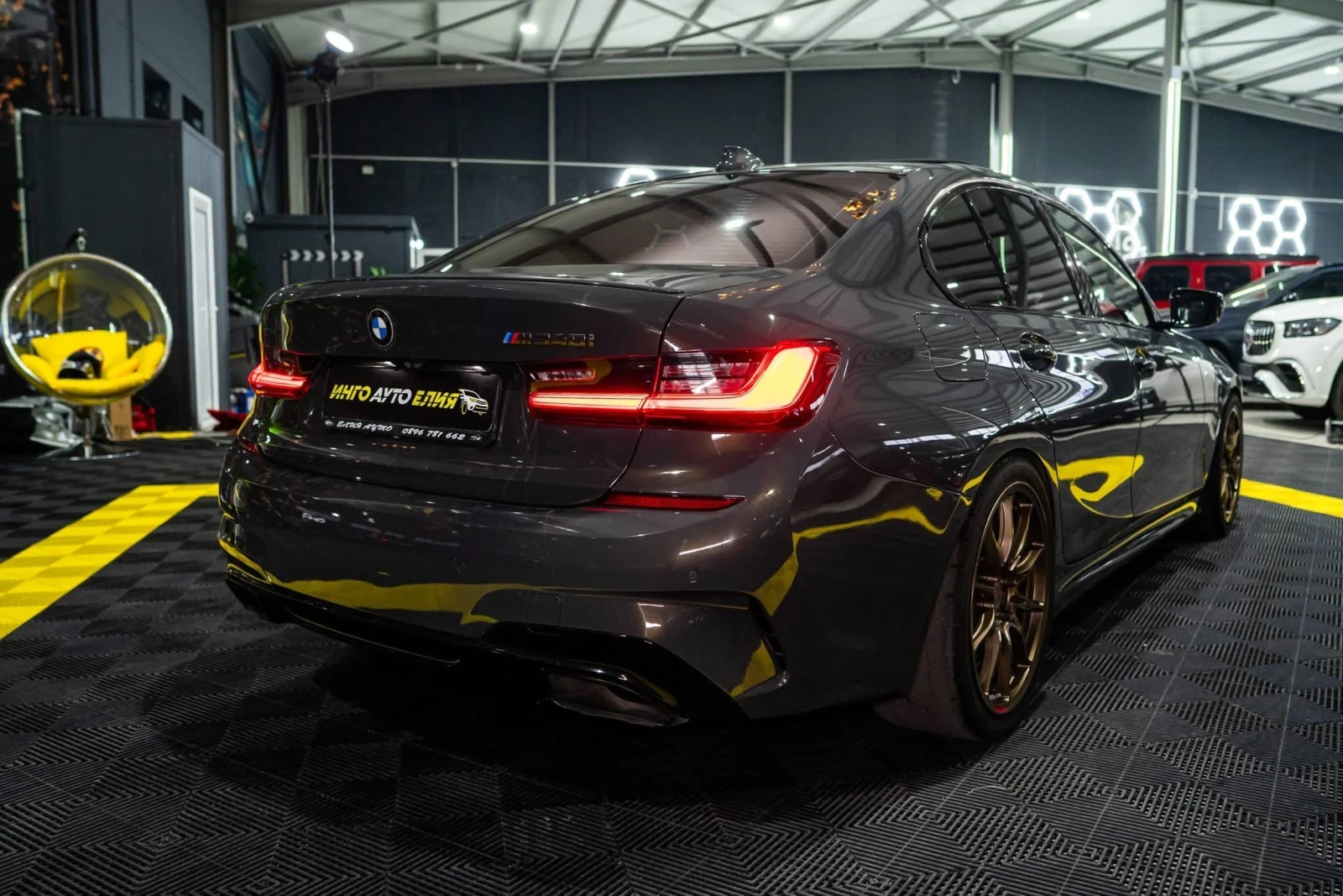 BMW 340 I XDRIVE STAGE 2 LED NAVI 360 H&K ЛИЗИНГ 100%, снимка 10 - Автомобили и джипове - 54645160