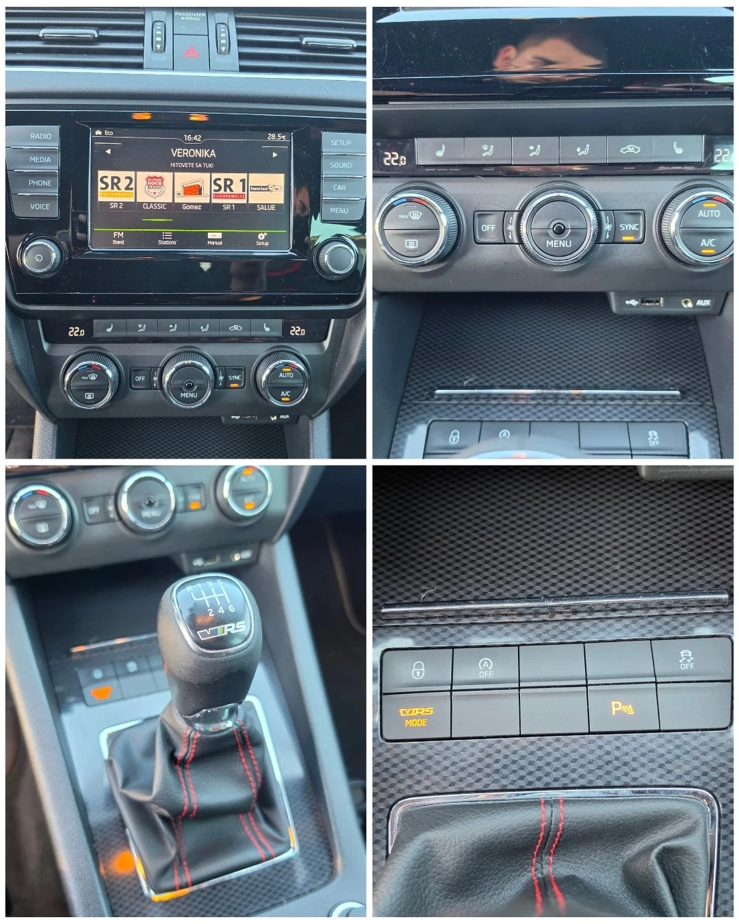 Skoda Octavia VRS 2.0TDI * RS * 184HP * КОЖА * CARPLAY * ЛИЗИНГ , снимка 12 - Автомобили и джипове - 55777378