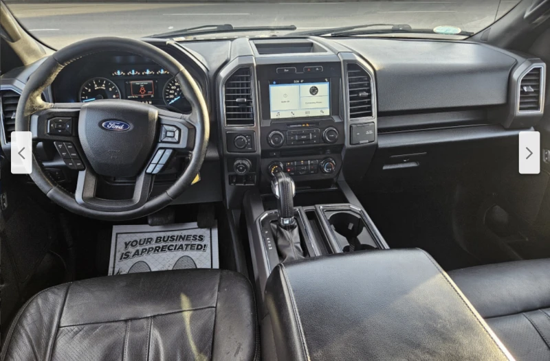 Ford F150 SUPERCREW* V8* ПОДГРЕВ* КОЖА* ПАНОРАМА* КАМЕРА* КЕ, снимка 9 - Автомобили и джипове - 52528876