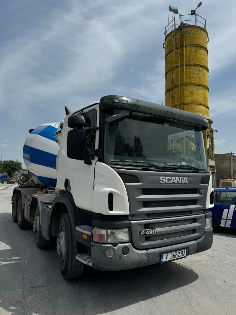 Бетон миксер Scania P420, снимка 4 - Индустриална техника - 48277579