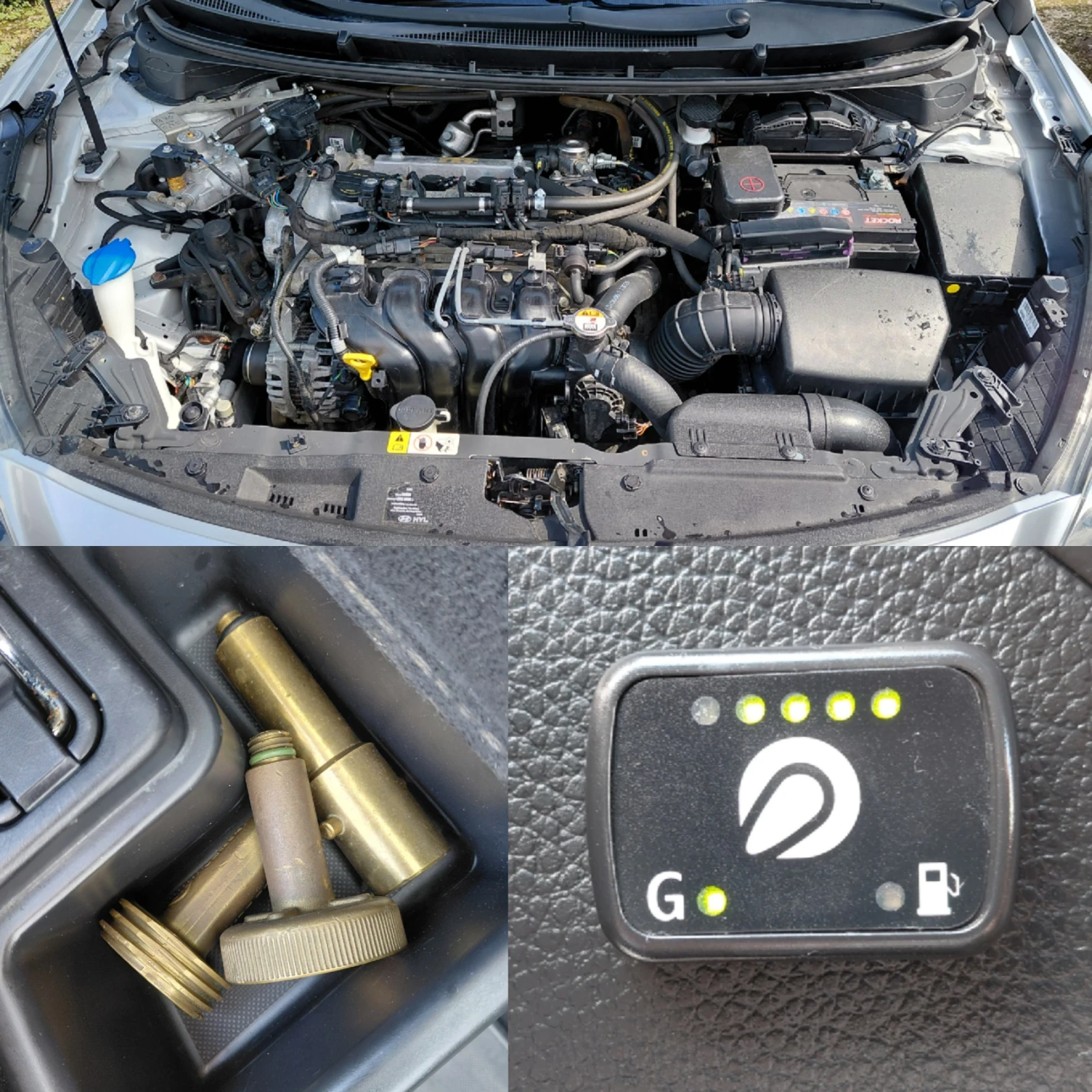 Hyundai I30 1.6GDI  * AUTOMAT* ГАЗ* ANDROID* , снимка 15 - Автомобили и джипове - 55390902