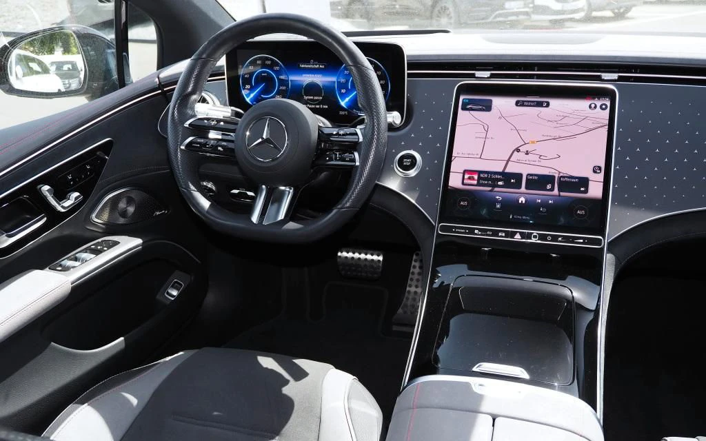 Mercedes-Benz EQS 450+ /333HP/AMG/DISTR/HUD/PANO/BURM/360/516v - изображение 8