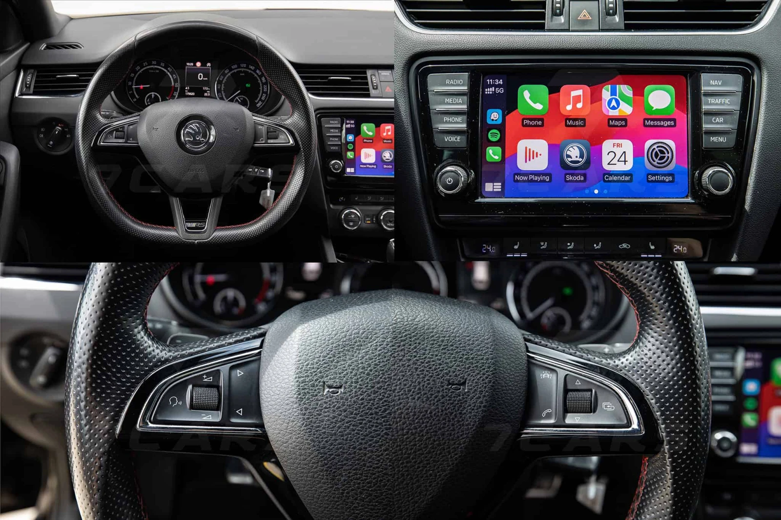 Skoda Octavia VRS* 2.0 TDI* �������* LED* Apple CarPlay/Android  | Mobile.bg � ����������� 14