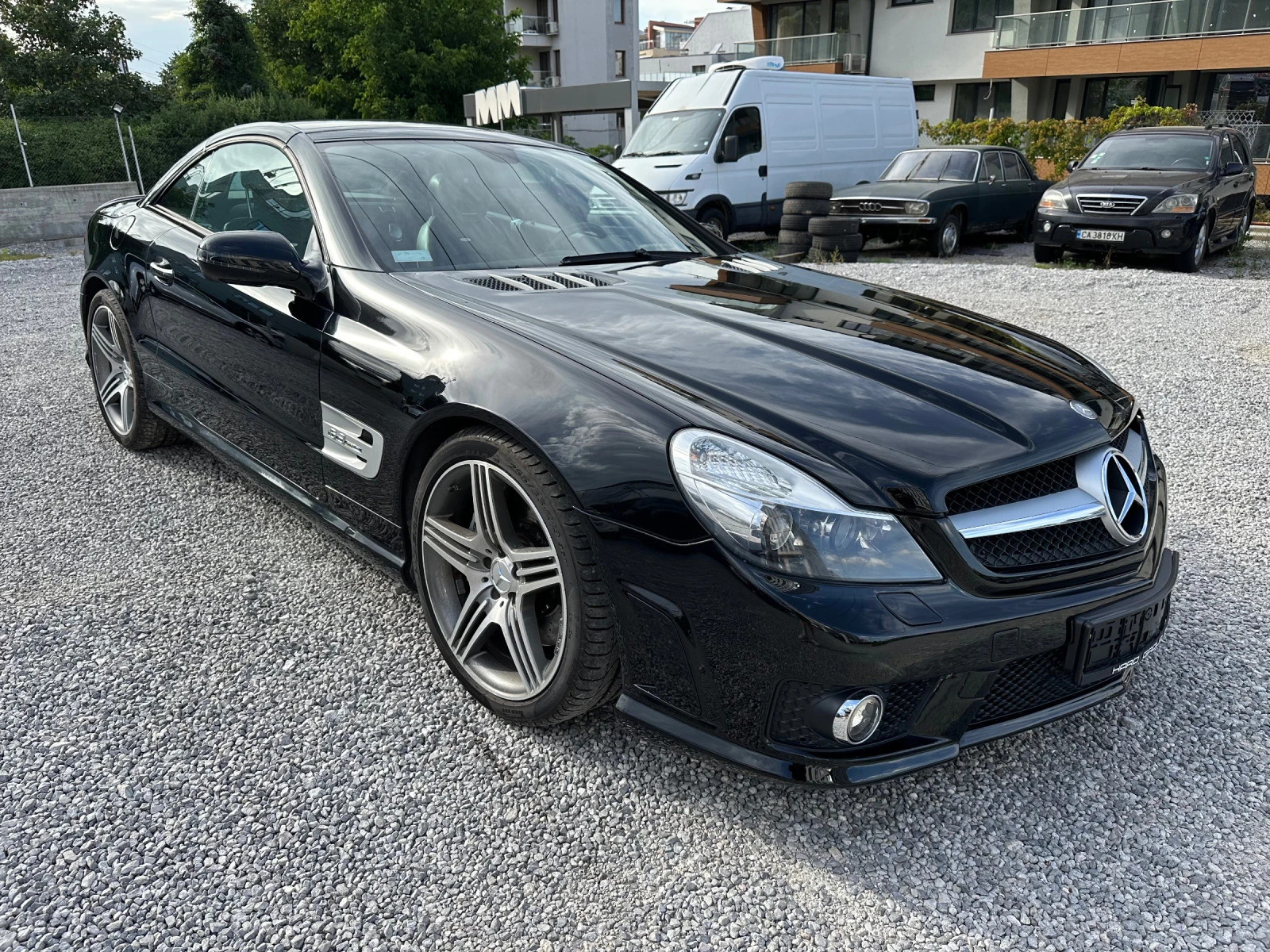 Mercedes-Benz SL 63 AMG Реални КМ Airscarf Швейцария - изображение 2