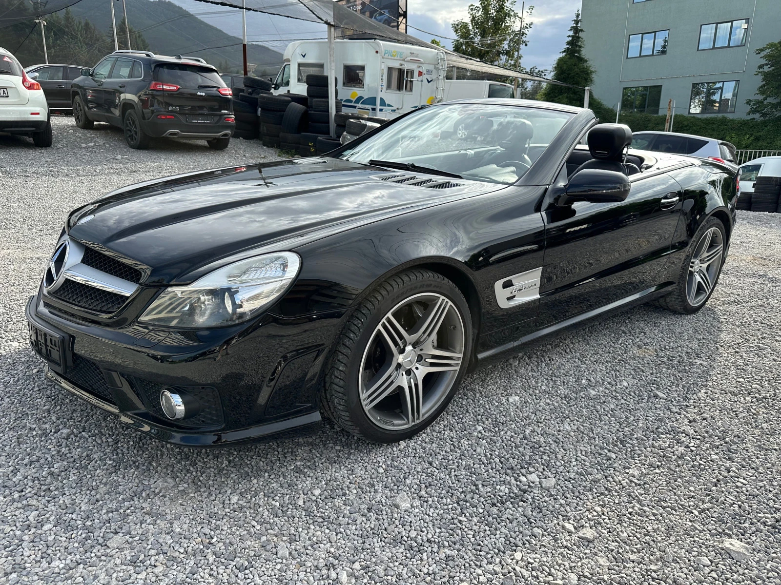 Mercedes-Benz SL 63 AMG Реални КМ Airscarf Швейцария - изображение 9