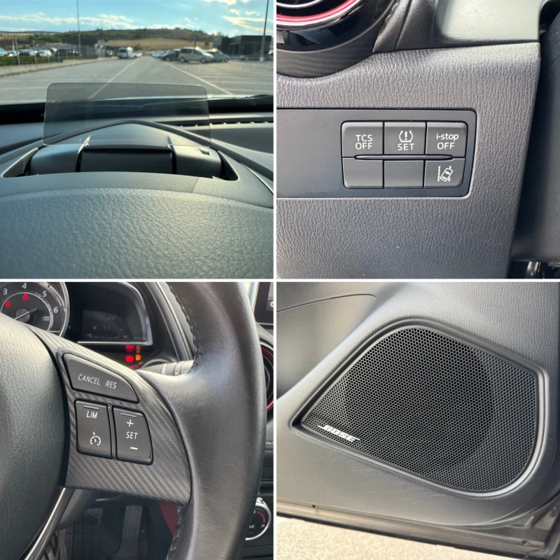 Mazda CX-3 1.5 SKYACTIV HEAD-UP/ BOSE/ CAMERA/ LINE/ KEYLESS, снимка 12 - Автомобили и джипове - 51901082
