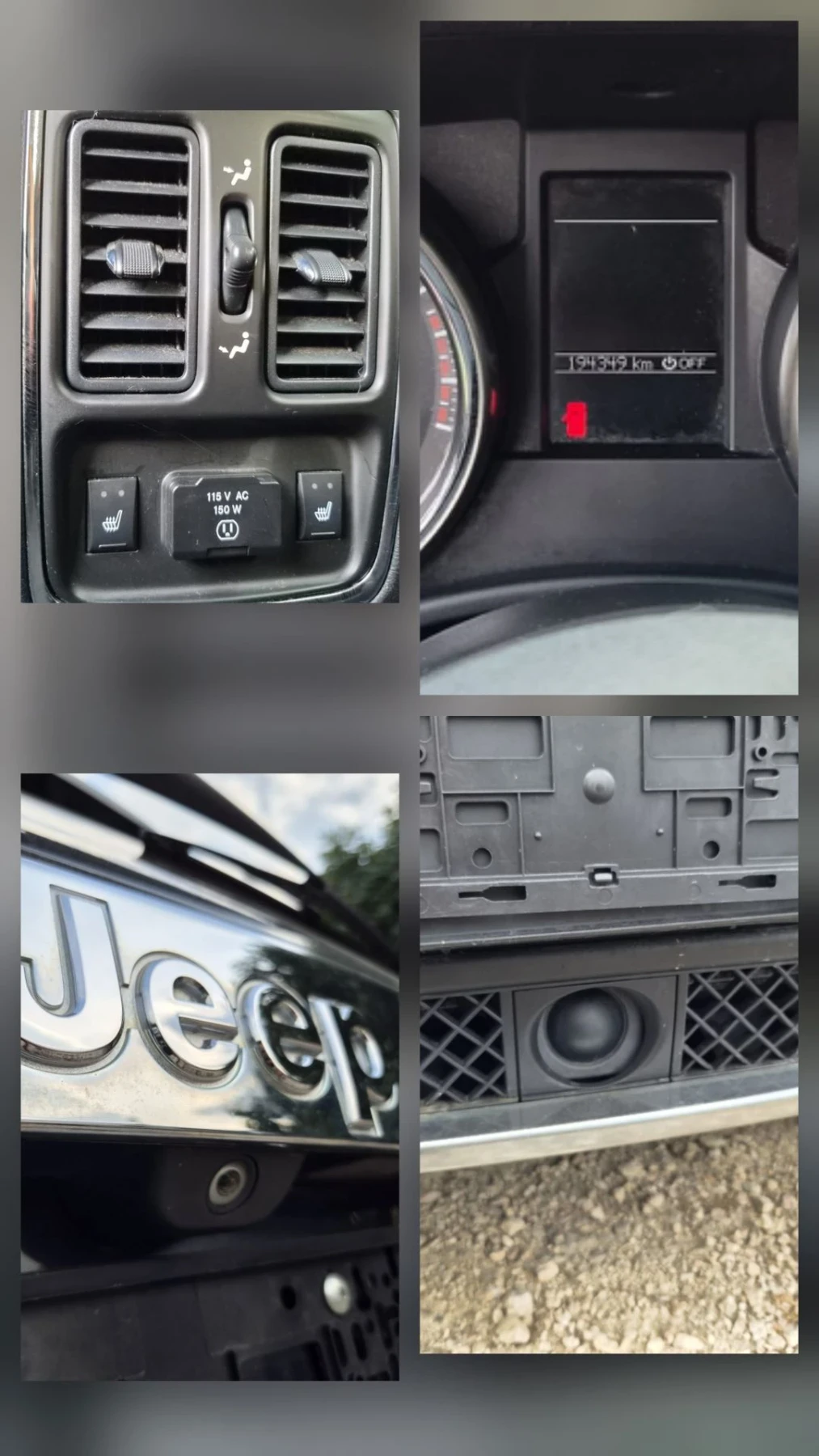 Jeep Grand cherokee 5.7 HEMI* FULL* OVERLAND* PANORAMA* DISTRONIC* KEY, снимка 16 - Автомобили и джипове - 56183562