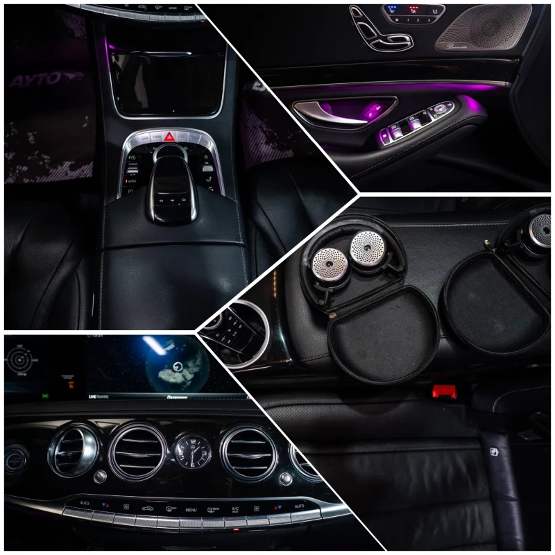 Mercedes-Benz S 560 LONG FACELIFT AMG LINE ПАНО BURM 3XTV ЛИЗИНГ 100%, снимка 16 - Автомобили и джипове - 53076951