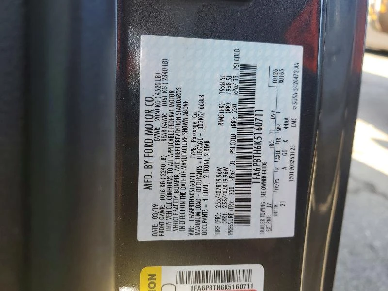 Ford Mustang 2.3L 4 Rear-wheel drive - изображение 5