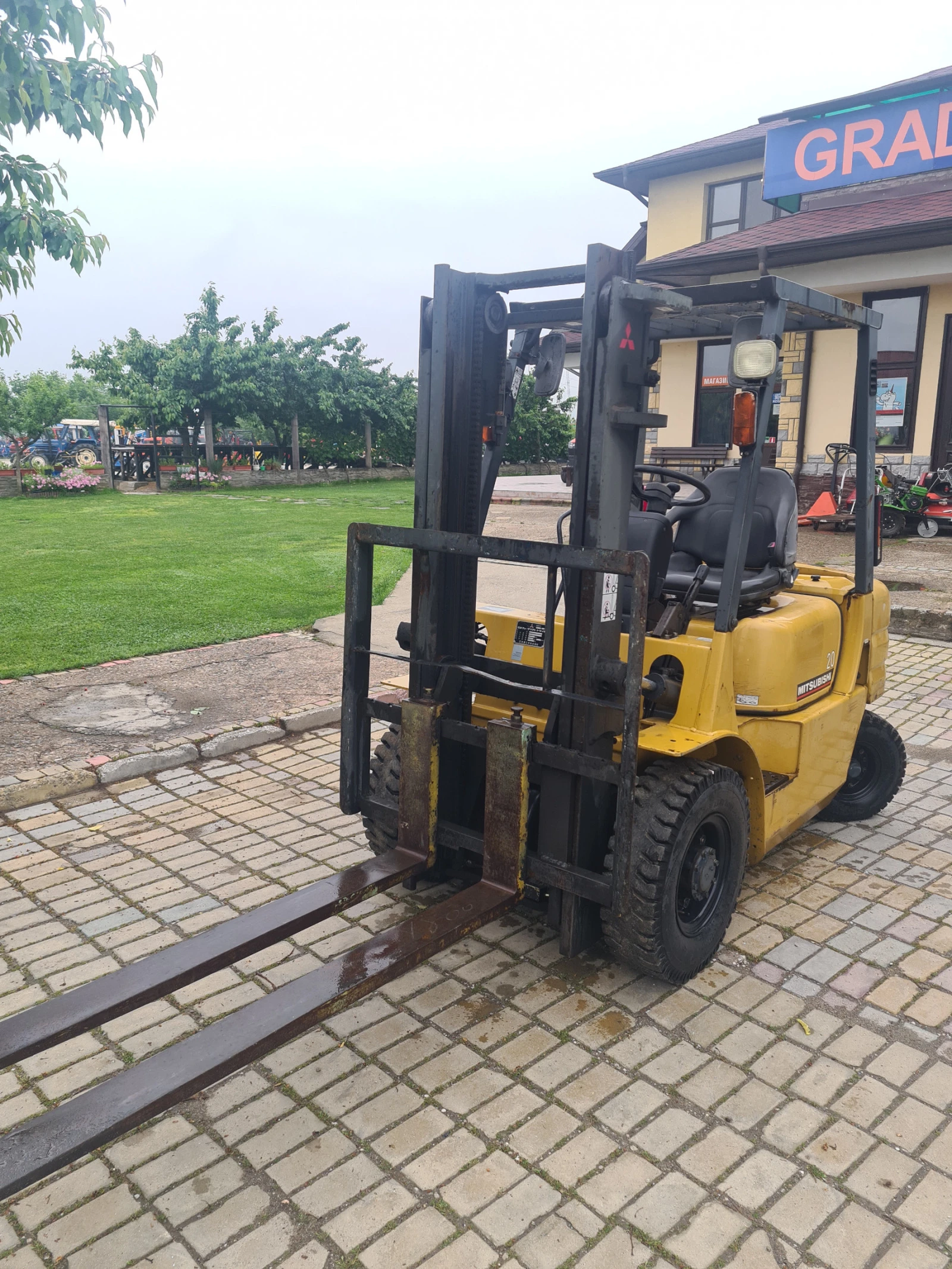 Мотокар Mitsubishi Бензин, снимка 1