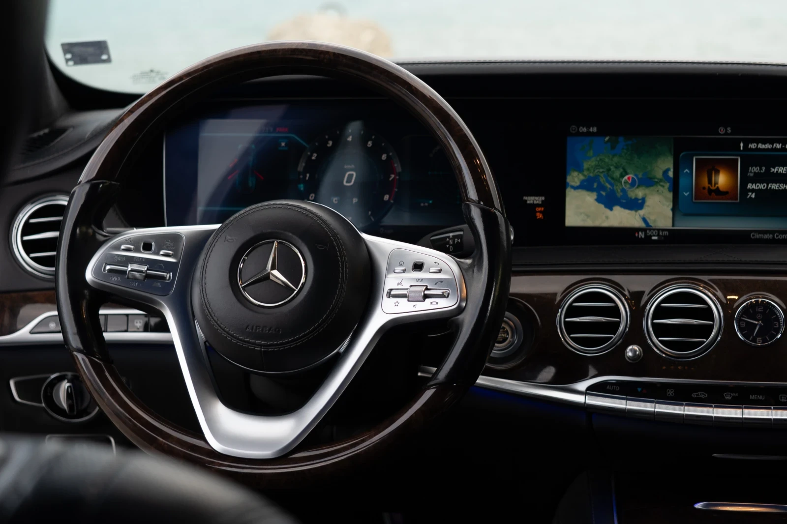 Mercedes-Benz S 560 FULL/ 3TV/ ПАСАЖЕР ПАКЕТ, снимка 8 - Автомобили и джипове - 54929731