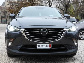 Mazda CX-3 2.0ШВЕЙЦАРИЯ-ДИСТРОНИК/КОЖА/НАВИ/LANE ASSIST/4x4, снимка 2