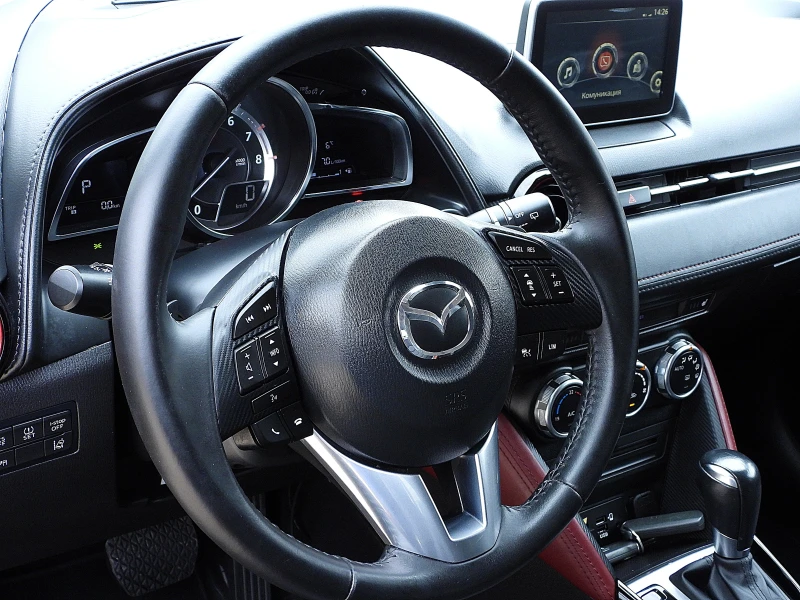 Mazda CX-3 2.0ШВЕЙЦАРИЯ-ДИСТРОНИК/КОЖА/НАВИ/LANE ASSIST/4x4, снимка 9 - Автомобили и джипове - 52641364