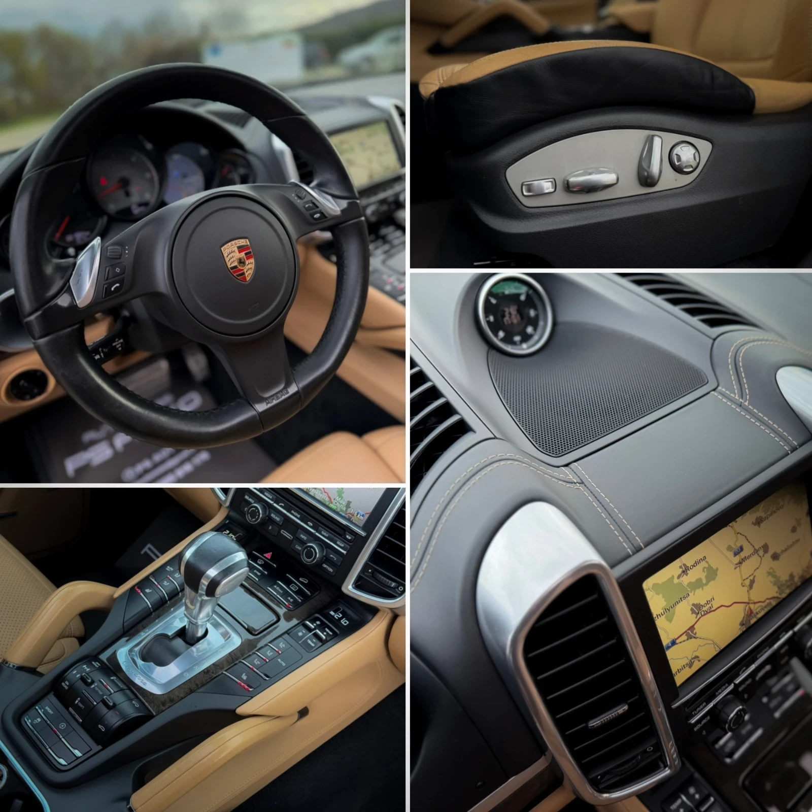 Porsche Cayenne 4.2TDi / НОВИ ВЕРИГИ / Панорама / Exclusive, снимка 10 - Автомобили и джипове - 54122115