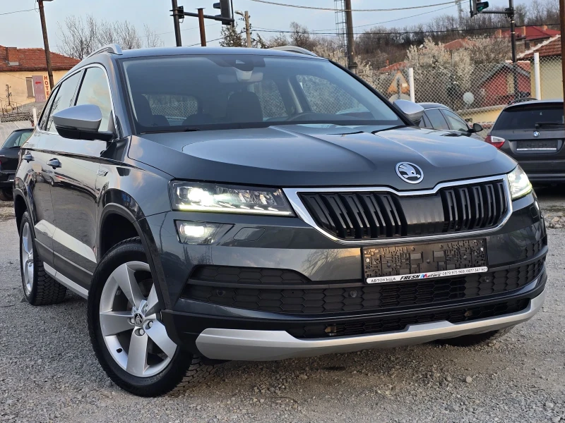 Skoda Karoq SCOUT 2.0 TDI 4X4 150 К.С. / ДИГИТАЛ / ЛЕД / КЕЙЛЕ, снимка 2 - Автомобили и джипове - 49497882