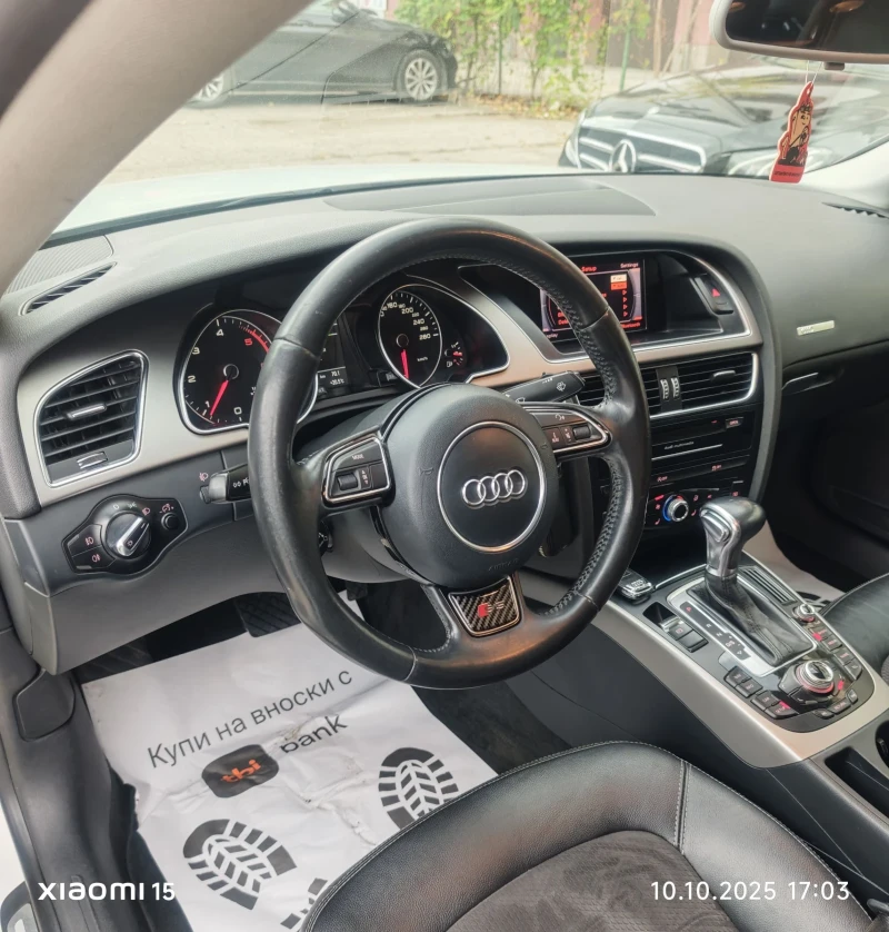Audi A5 S-LINE, АВТОМАТ, НАВИ, ПОДГРЕВ, ФУЛ! , снимка 9 - Автомобили и джипове - 52012086