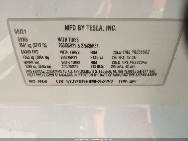 Tesla Model Y PERFORMANCE DUAL MOTOR ALL-WHEEL DRIVE | Mobile.bg � ����������� 9