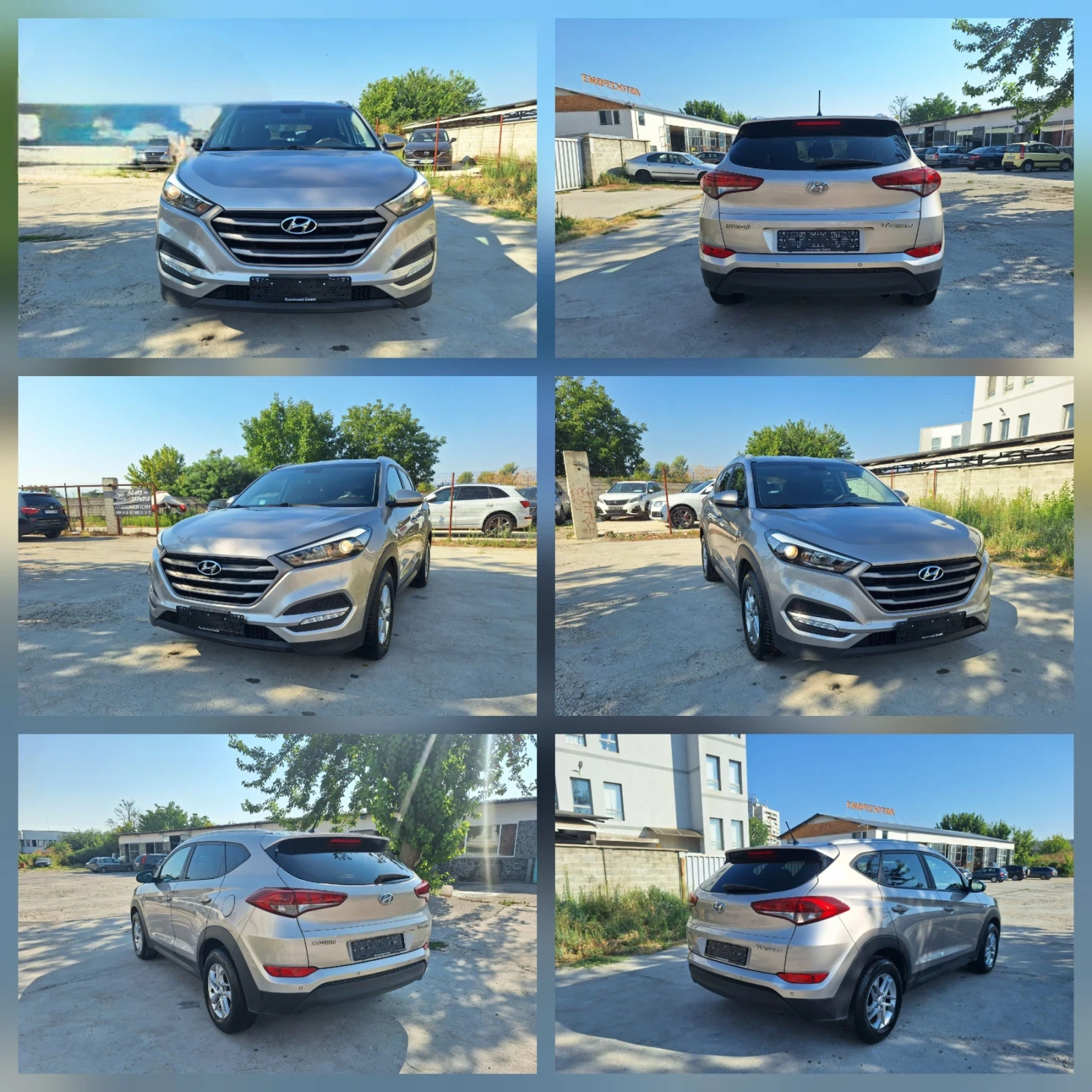 Hyundai Tucson 1.7d* 6ck-2018год-Лед-ТОП* , снимка 17 - Автомобили и джипове - 55932625