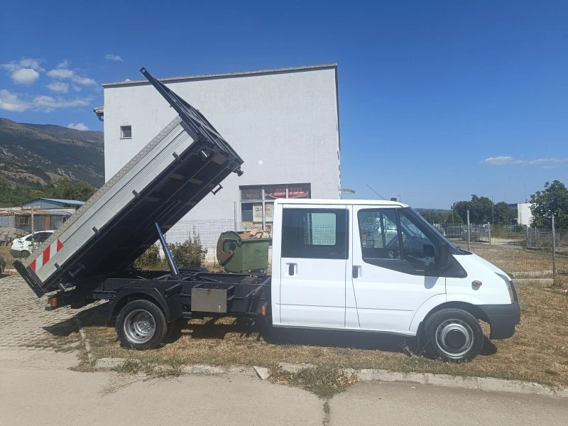 Ford Transit 2.4tdci 3.5т.тристранен самосвал KLIMA , снимка 3 - Бусове и автобуси - 46769520