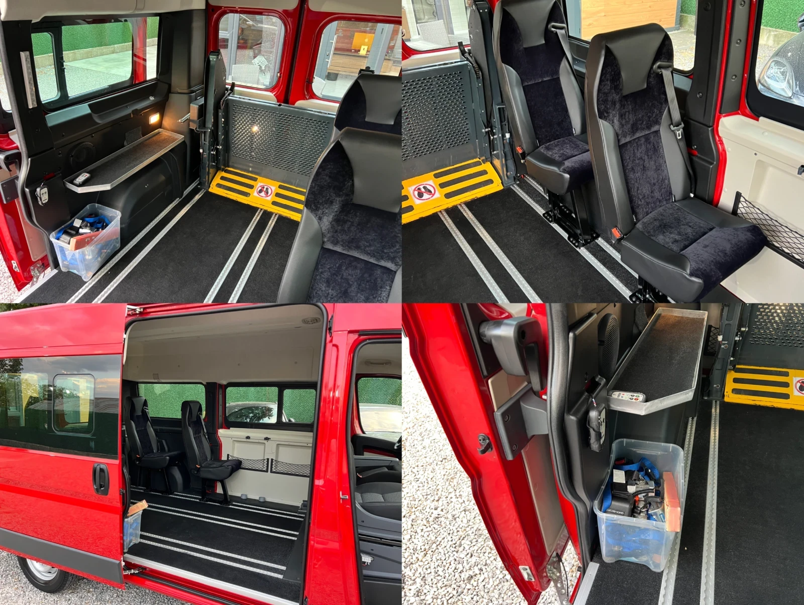 Fiat Ducato 2.3Mjt 131hp Автоматик ИНВАЛИДЕН + РАМПА - изображение 8