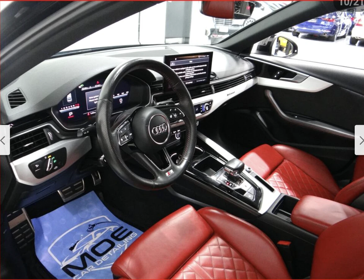 Audi S4 FACELIFT* ДИГИТАЛНО* ТАбло* 360КАМЕРА* КЕЙЛЕС*  - изображение 8