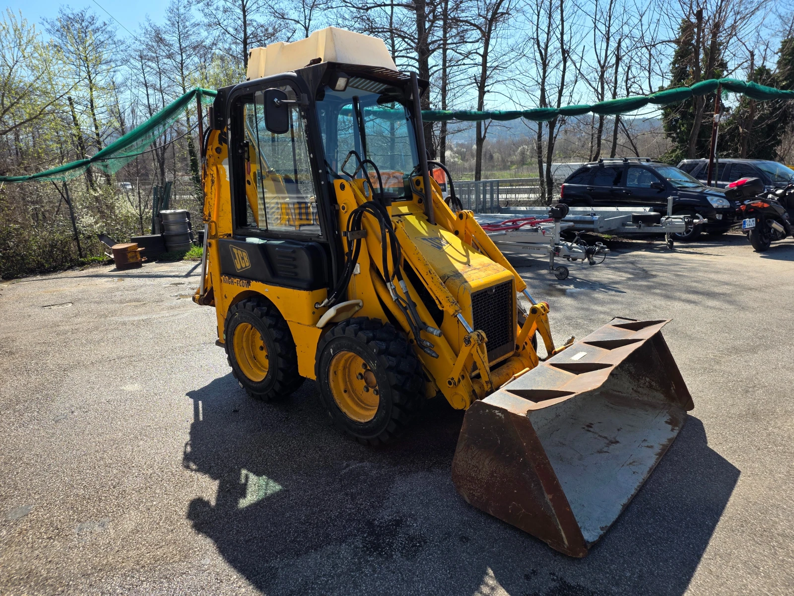 Багер JCB 1-CX-ПАРНО-ЗАТВОРЕН, снимка 4 - Индустриална техника - 54111696