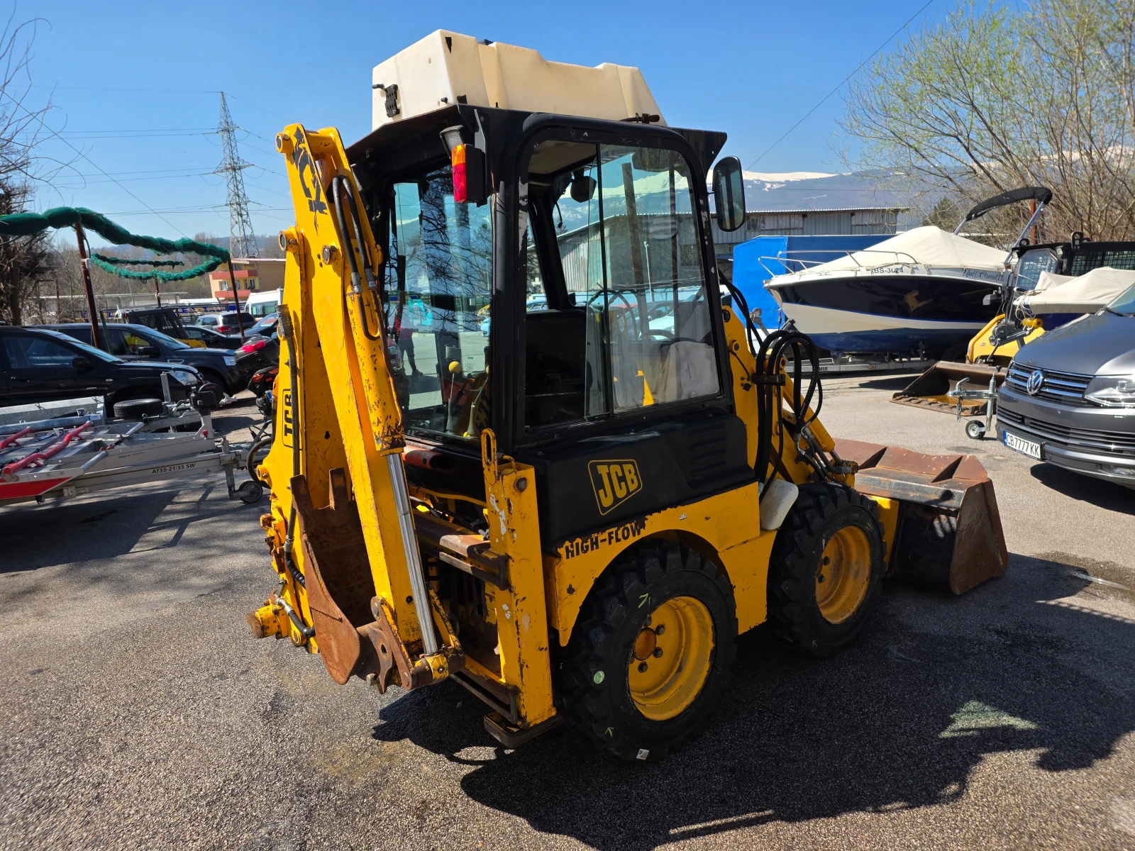 Багер JCB 1-CX-ПАРНО-ЗАТВОРЕН, снимка 6 - Индустриална техника - 54111696