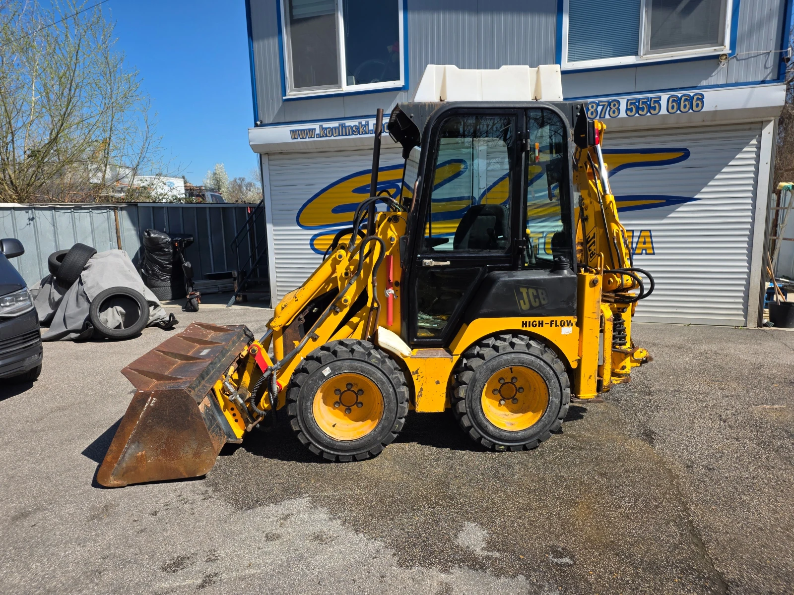 Багер JCB 1-CX-ПАРНО-ЗАТВОРЕН, снимка 9 - Индустриална техника - 54111696