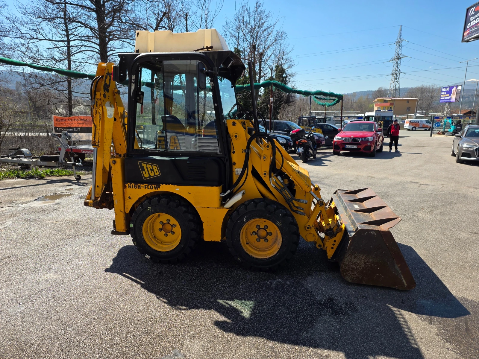 Багер JCB 1-CX-ПАРНО-ЗАТВОРЕН, снимка 5 - Индустриална техника - 54111696