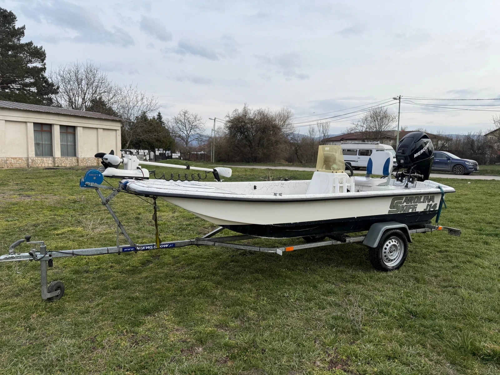 Лодка Собствено производство Carolina skiff J14, снимка 3 - Воден транспорт - 53927561