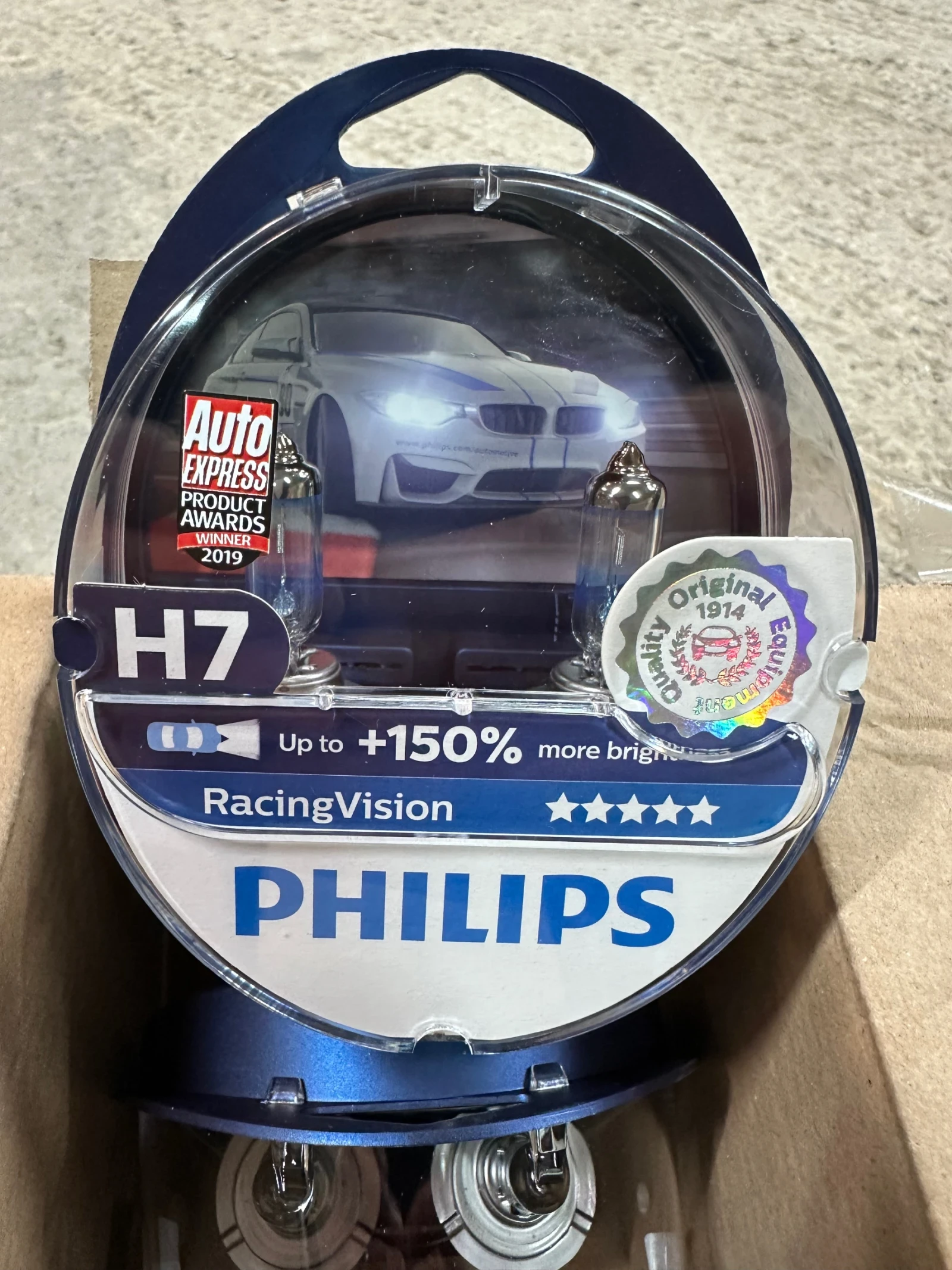 ����! ������ 2��. �-� Philips H7 +150% Racing Vision 12v 55w | Mobile.bg � ����������� 1