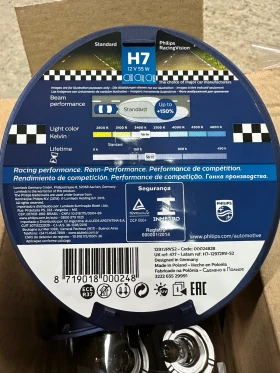 ����! ������ 2��. �-� Philips H7 +150% Racing Vision 12v 55w | Mobile.bg � ����� ������ 2