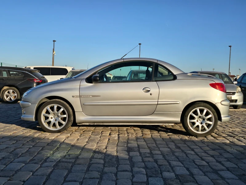 Peugeot 206 CC 1.6i 139000км 2006 година ЕВРО 4 ГАРАЖНА, снимка 7 - Автомобили и джипове - 47894746