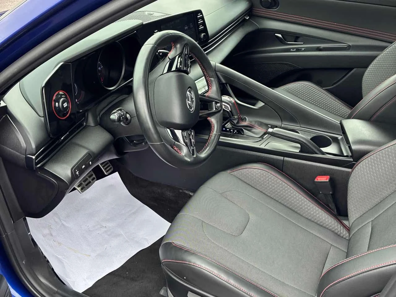 Hyundai Elantra * N Line * АВТОКРЕДИТ БЕЗ ПЪРВОНАЧАЛНА ВНОСКА* , снимка 5 - Автомобили и джипове - 54722088