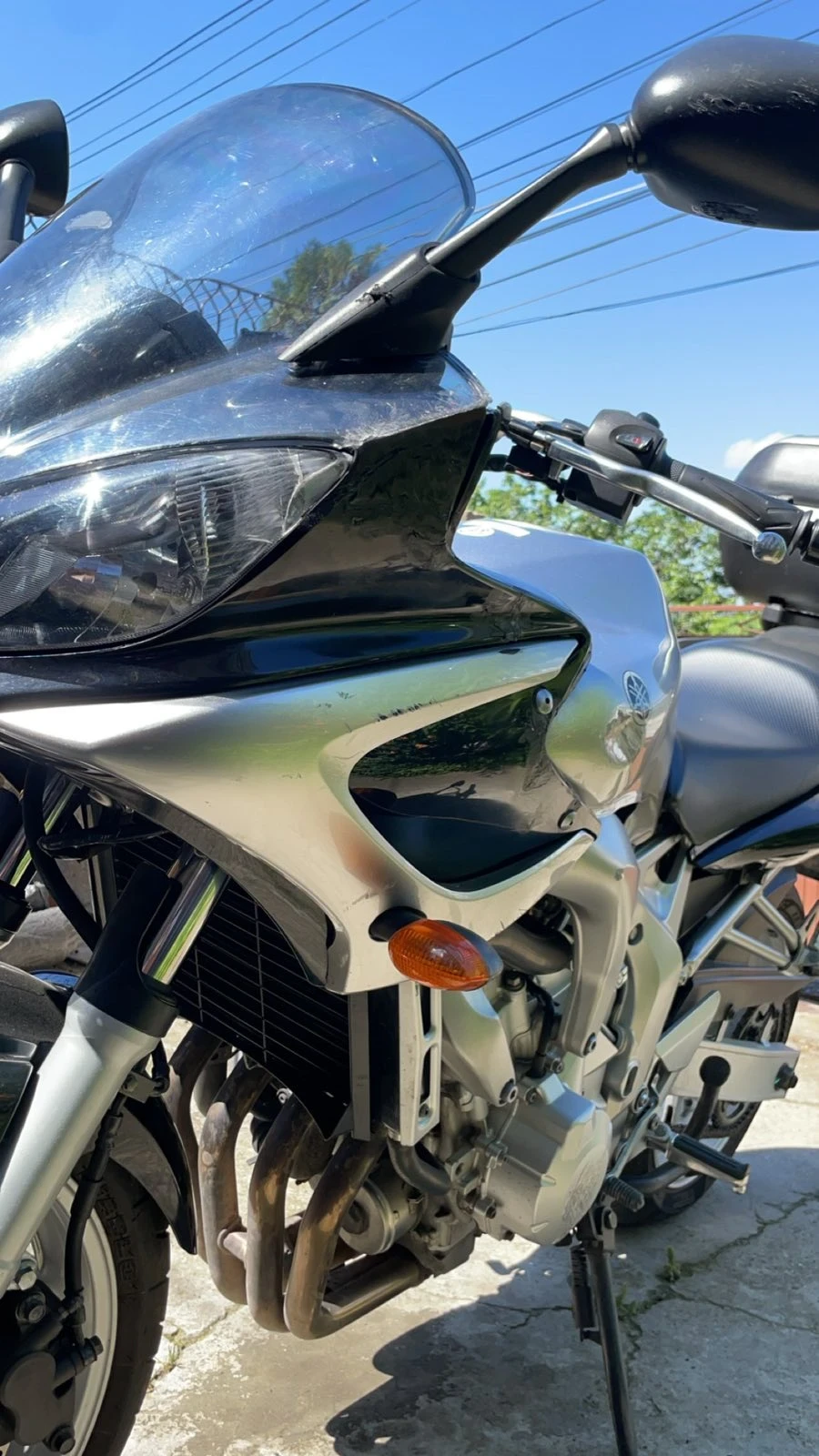 Yamaha Fazer Леки външни забележки който се виждат на снимките. - изображение 4