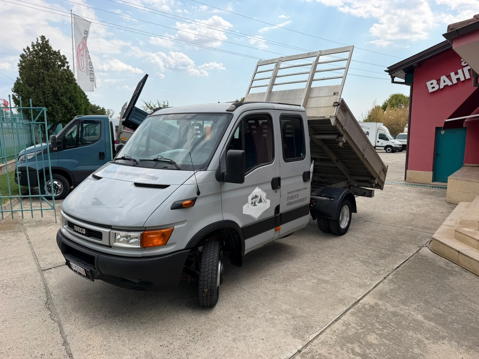 Iveco Daily 2.8HPT* 35C13* Тристранен самосвал* 2.80 метра кош, снимка 2 - Бусове и автобуси - 55927642
