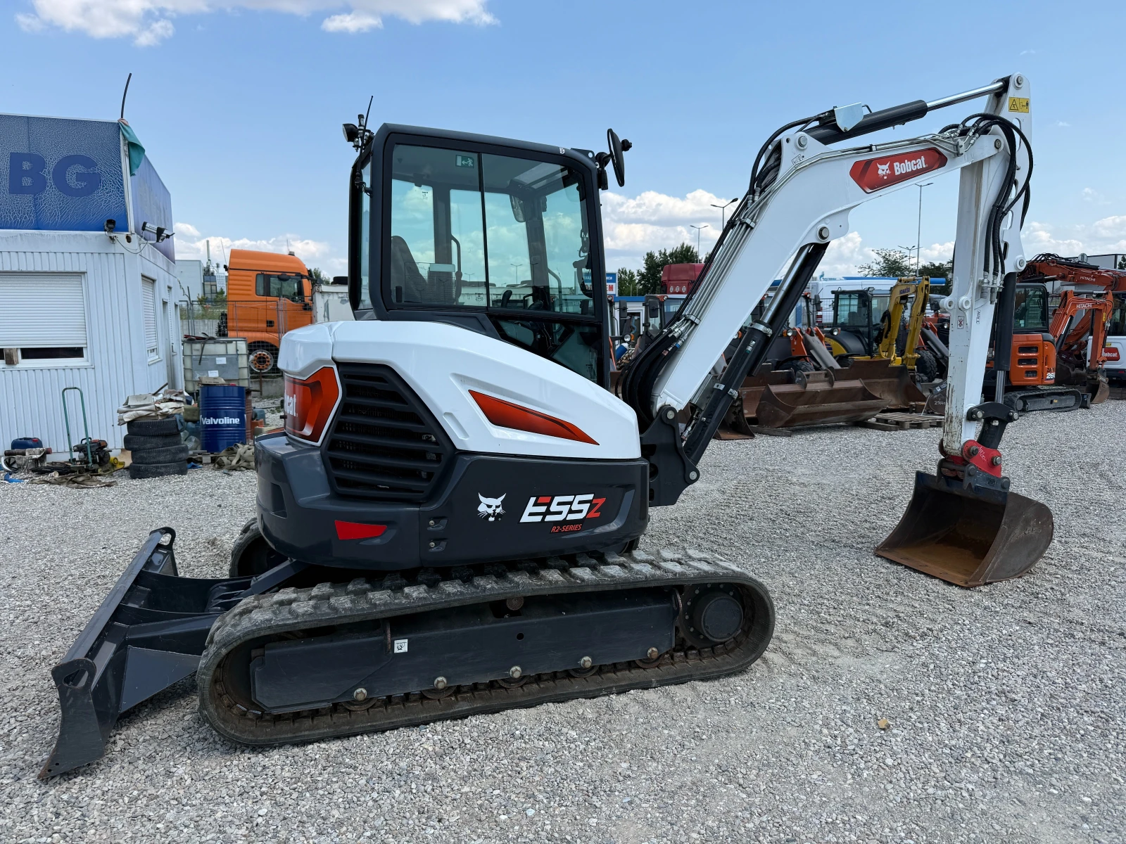 Багер Bobcat E55z LONGARM КАТО НОВ, снимка 8 - Индустриална техника - 54428891