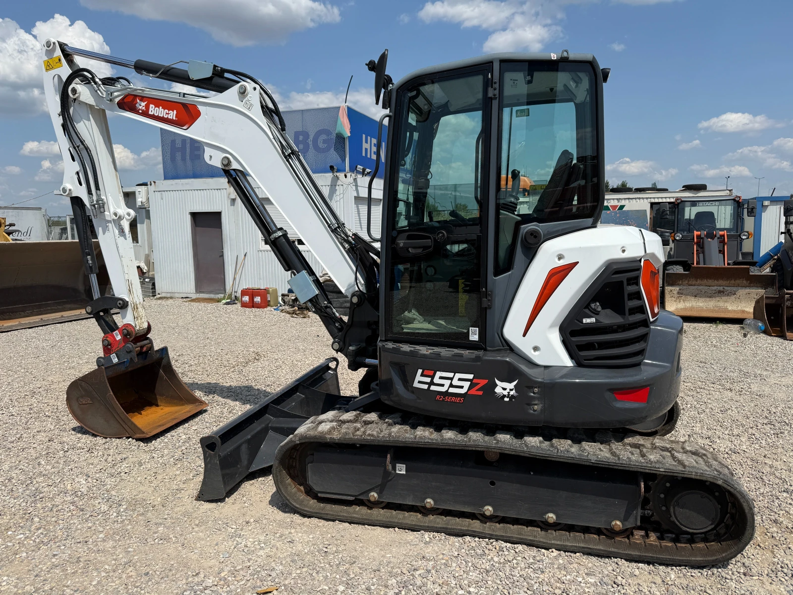Багер Bobcat E55z LONGARM КАТО НОВ, снимка 4 - Индустриална техника - 54428891