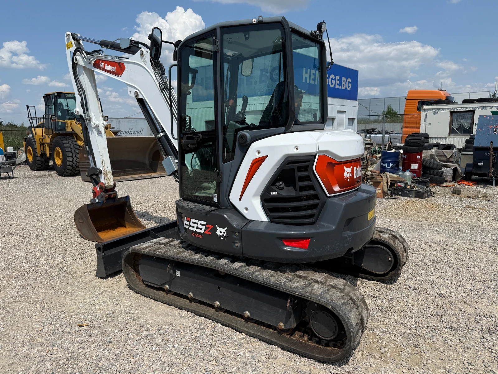 Багер Bobcat E55z LONGARM КАТО НОВ, снимка 5 - Индустриална техника - 54428891