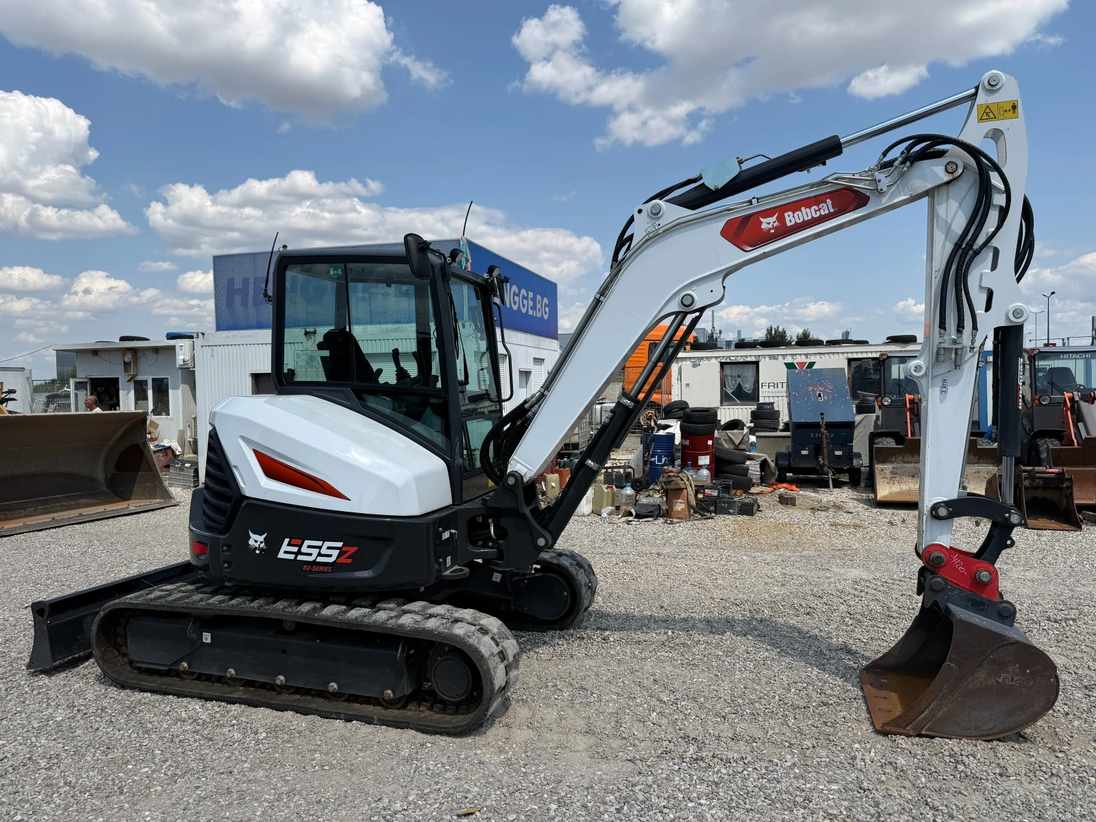 Багер Bobcat E55z LONGARM КАТО НОВ, снимка 11 - Индустриална техника - 54428891