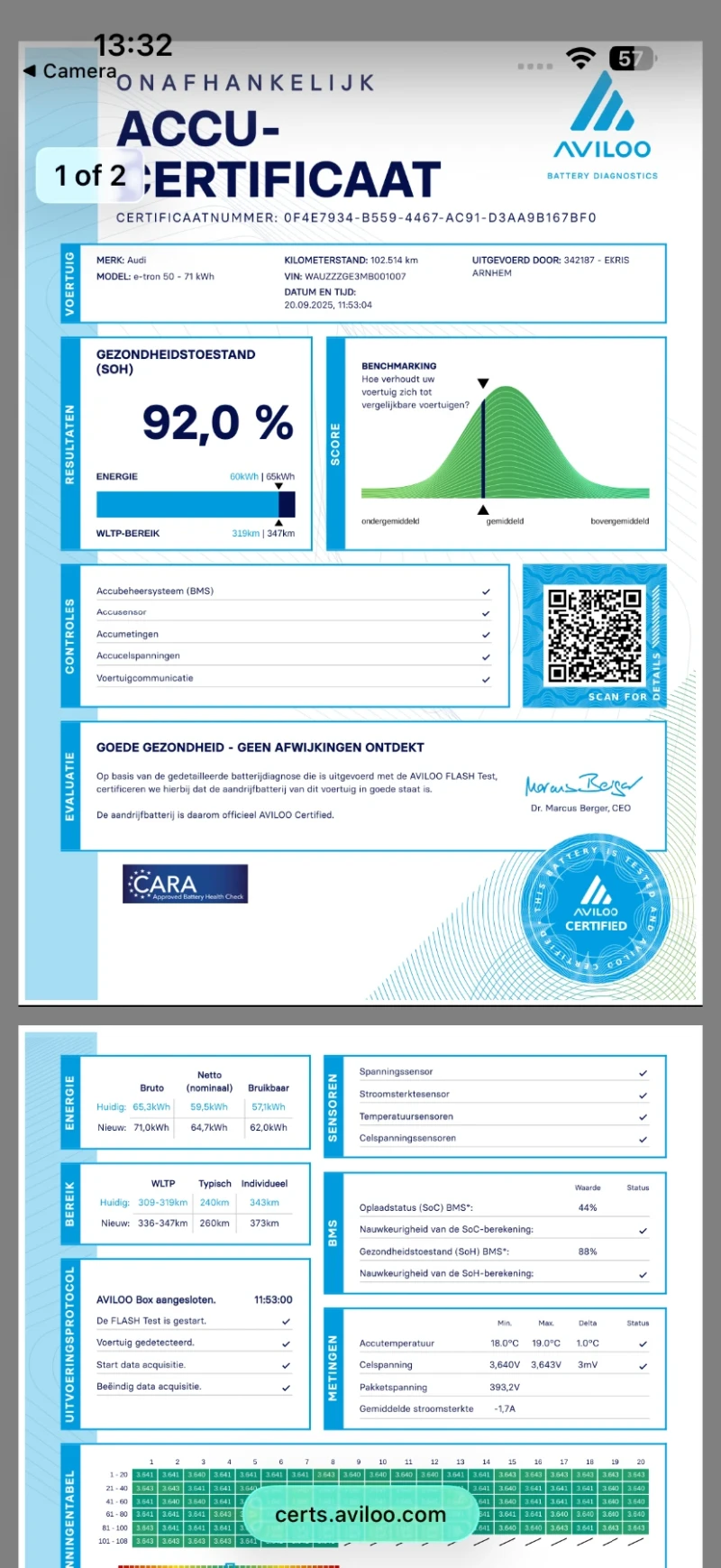 Audi E-Tron 50 EU Warranty Premium SOH 92%, снимка 17 - Автомобили и джипове - 52721795
