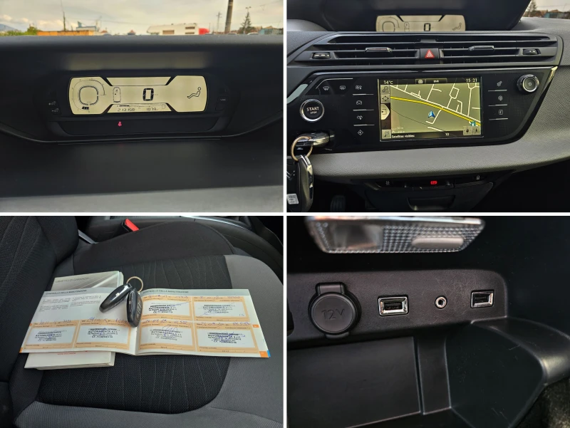 Citroen C4 Picasso 1.6 HDI Exclusive, снимка 14 - Автомобили и джипове - 52654451