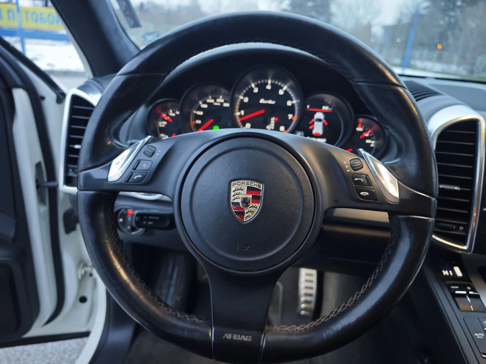 Porsche Cayenne TURBO Керамика, кожа, нави, фул, снимка 14 - Автомобили и джипове - 53599526