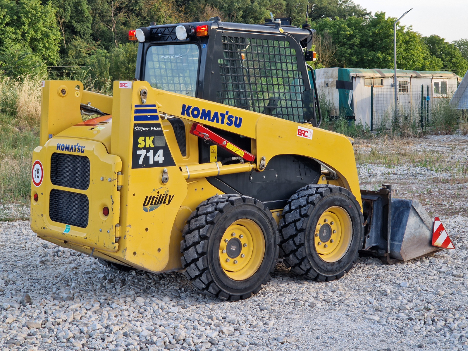 Мини челни товарачи Komatsu SK714 SuperFlow/2.7т./Стъкла/Пътна Хом./Швейцария - изображение 5