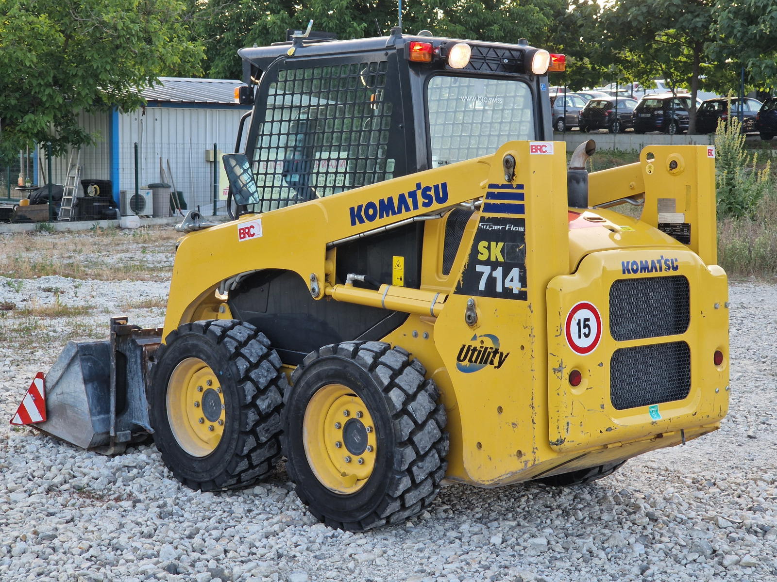 Мини челни товарачи Komatsu SK714 SuperFlow/2.7т./Стъкла/Пътна Хом./Швейцария - изображение 7