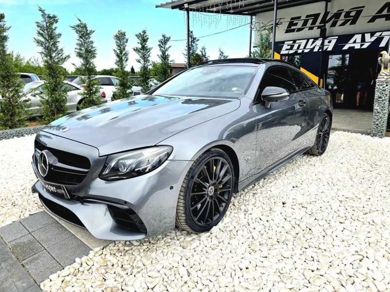 Mercedes-Benz E 400 I COUPE FULL AMG 53PACK ПАНО BURMEISTER ЛИЗИНГ100%, снимка 2 - Автомобили и джипове - 46358089