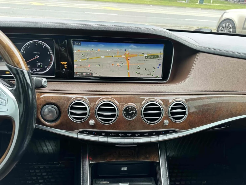 Mercedes-Benz S 550 DISTRONIK* МАСАЖ* ОБДУХ* BURMASTER* AMBIENT* KEYLE, снимка 12 - Автомобили и джипове - 53124721